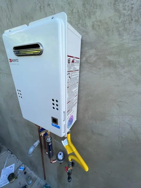 Tankless water heater installation for Vallejo homes