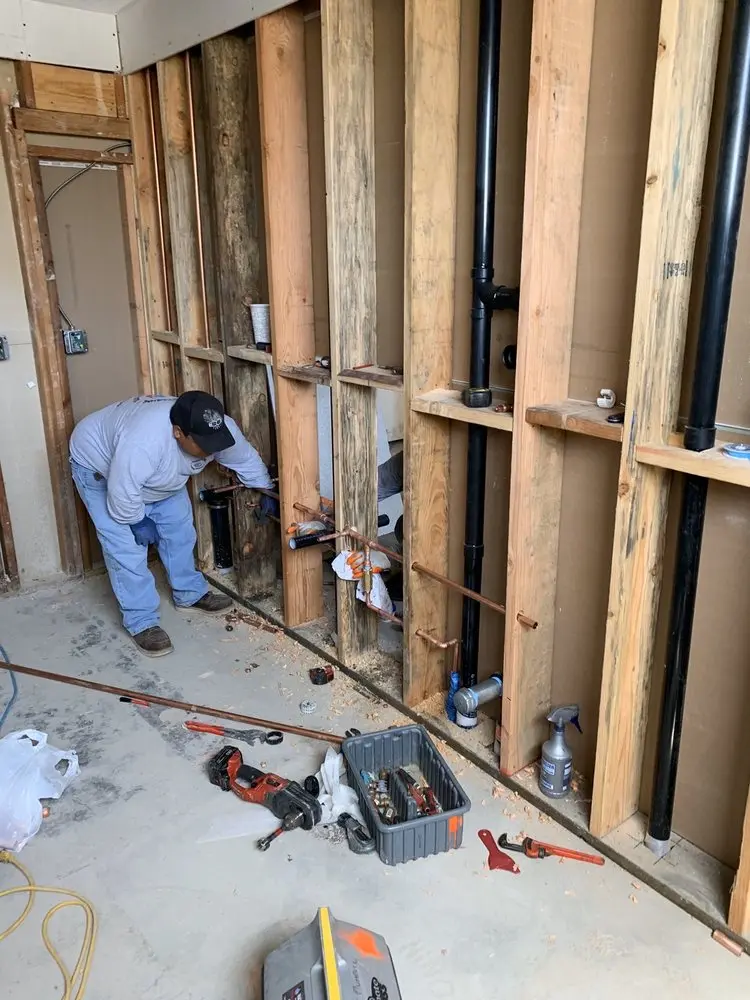 Commercial rough-in plumbing for Gas Line Repair in Vallejo